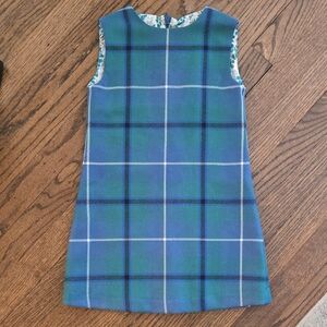 **Gorgeous** Papo d'Anjo Blue and Green Tartan Dress